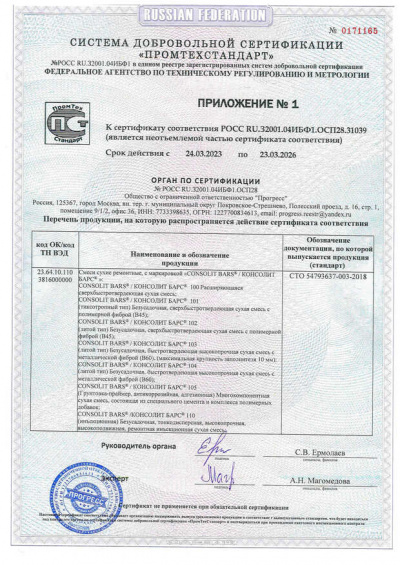 Приложение 1